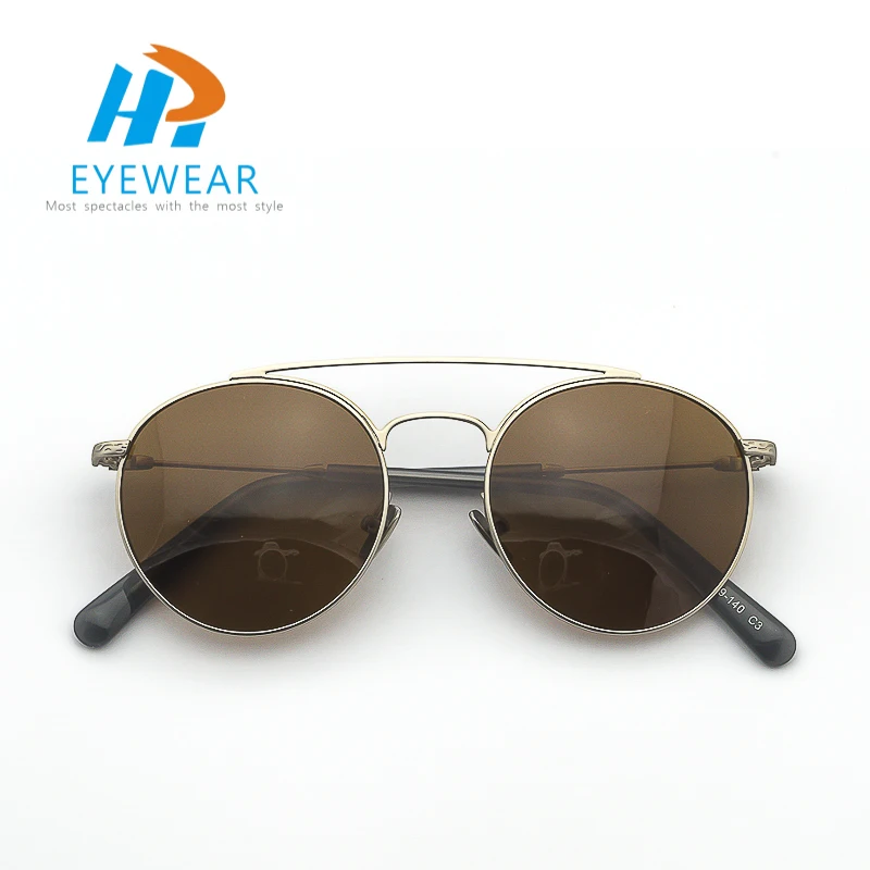 

2018 Hot Selling New Model Metal Temple With Acetate Tips UV400 Polarized Lens, C3
