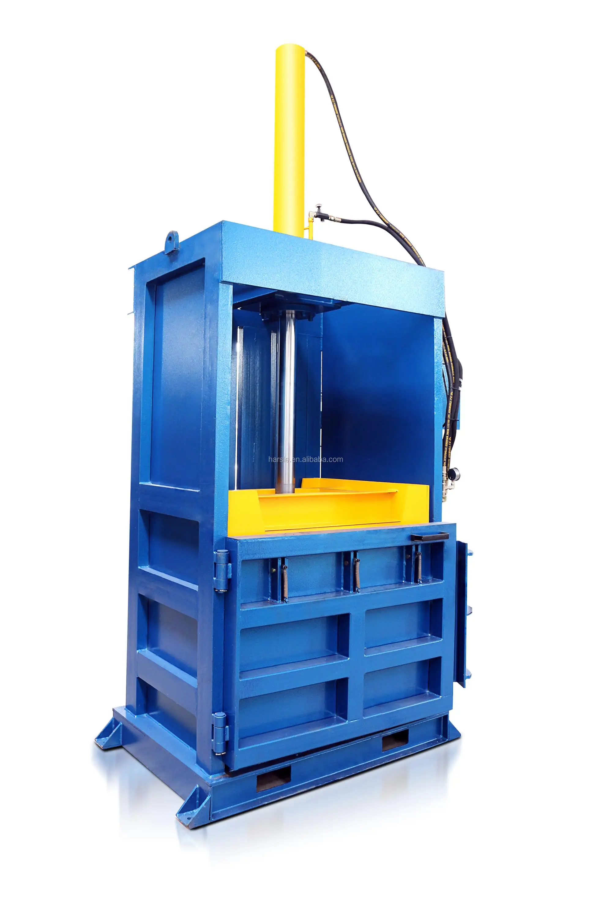 Vertical Type Small Compression Bailer Machine Hydraulic Com Products ...