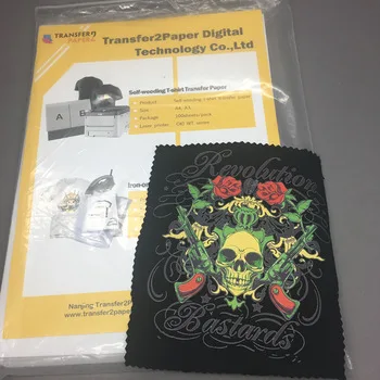 
Self weeding Dark no cut heat transfer paper for laser printer 