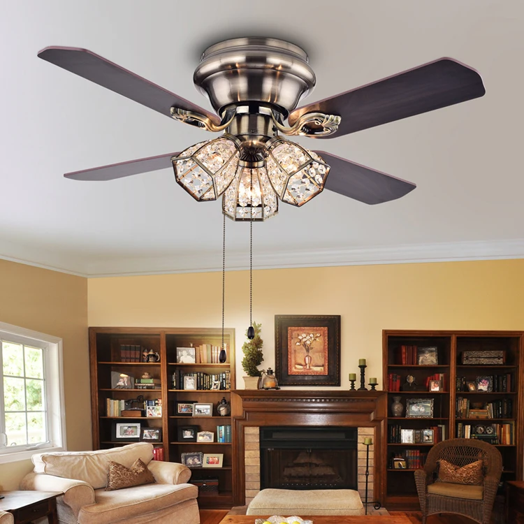 Surface Ceiling Mounted Led Ceiling Light Fan Remote Low Noise Fancy