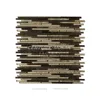 Factory price golden crystal glass mosaic for bathroom backsplash
