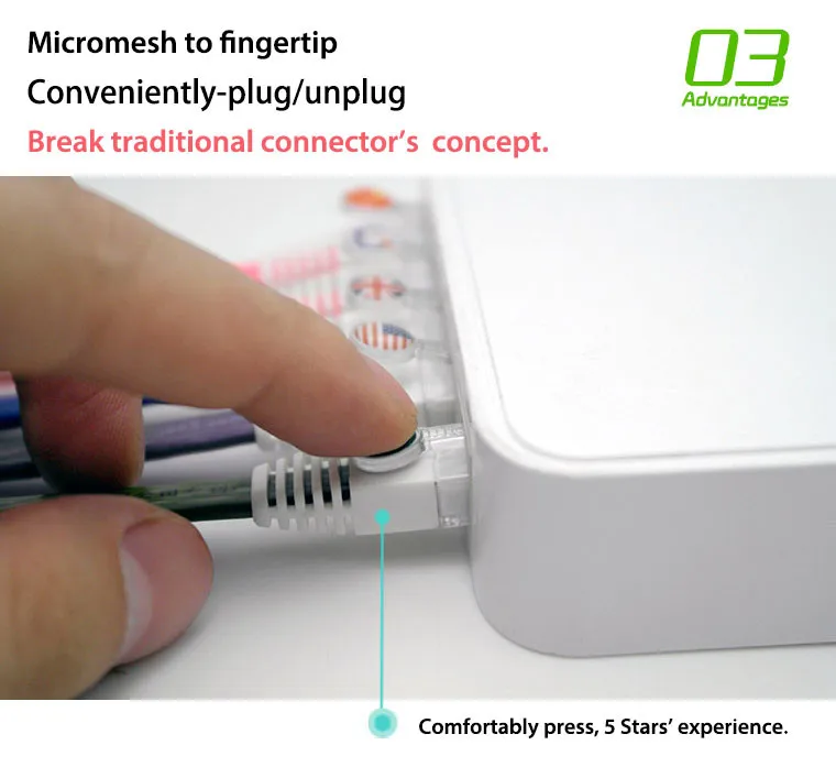 Credit sale ! high quality patent long shielded cat7 cable RJ45 connector plug welcome OEM