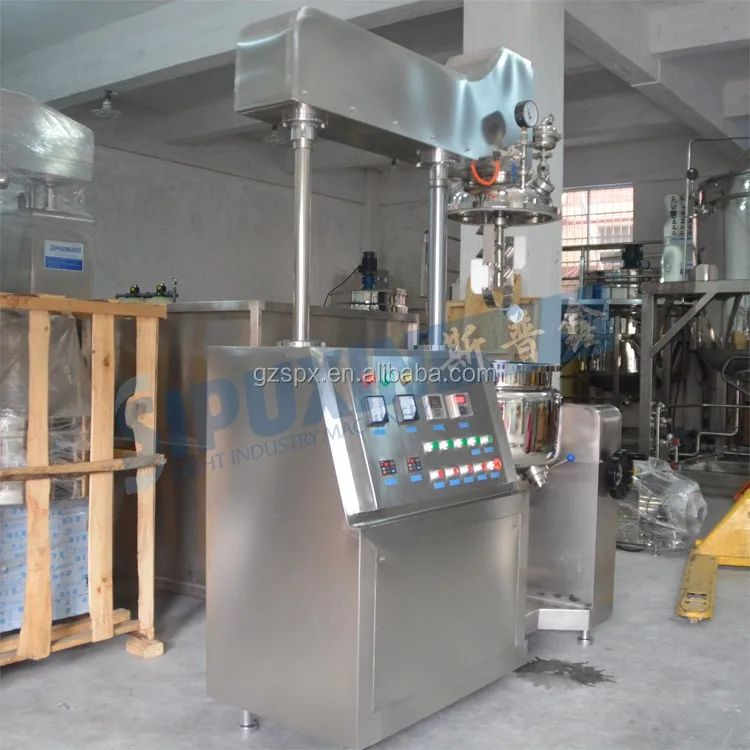 30L Vacuum homogenizing machine with bottom homogenizer (15)