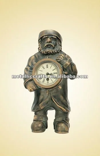 
Imitated Antique Bronze Grandfather Design Mechanical Clock JGP 190 