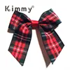 Pte tied Country Tartan Ribbon Wedding Bow Decoration Gift Box Craft Bow Stationery Bow