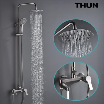 Best Commercial 304 Stainless Steel Bathroom Shower Mixer Faucet