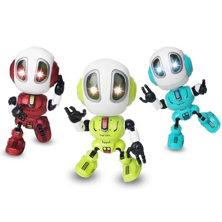 Mini Robot Toys Cute Mini Electric Alloy Dancing Robot Toys Intelligent ...