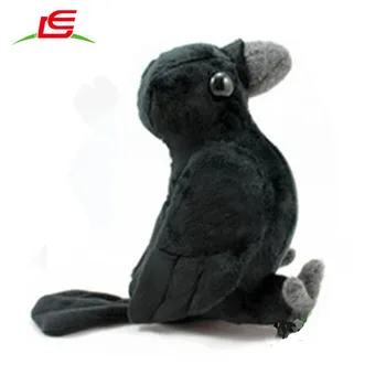 stuffed black crow