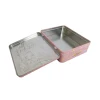 Custom rectangular cartoon tin packaging box/candy box/perfum tin box