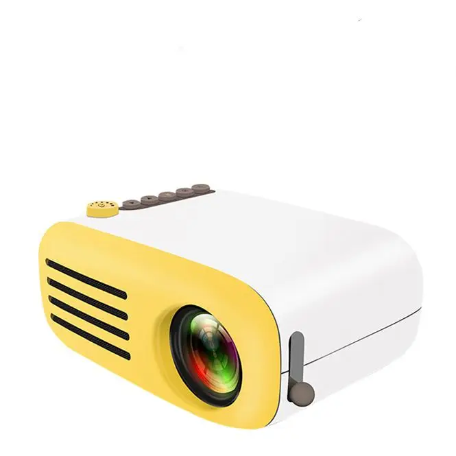 

Hot Sale HD1080P Mini LED Smart Digital Projector YG200, Yellow