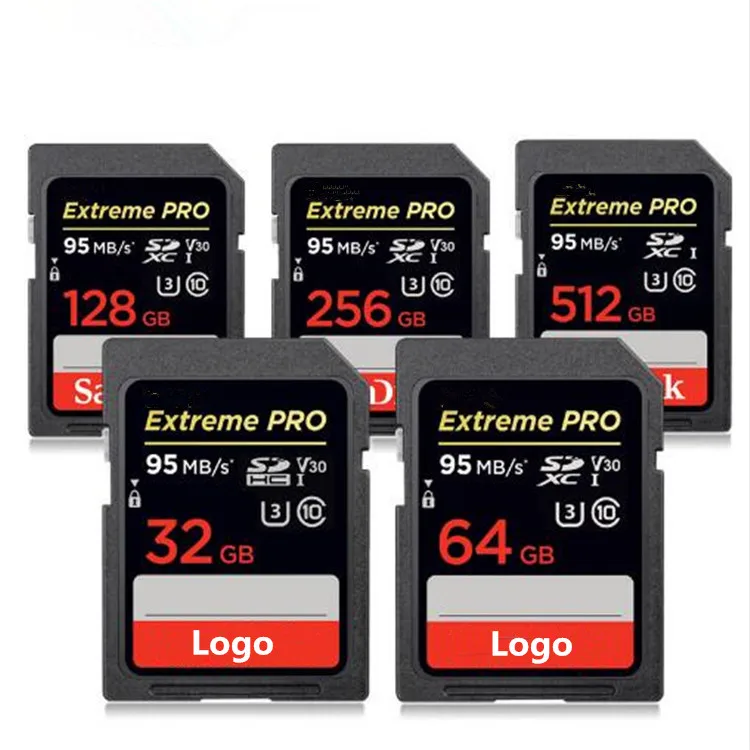 

Extreme PRO 8GB 16GB 32GB 64GB 128GB up to 95MB/s UHS-I/U3 SDXC Flash Memory Card C10, V30, 4K UHD, SD Card