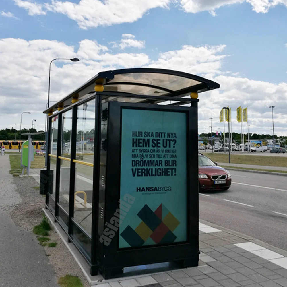 55inch Outdoor Floor Standing Lcd Bus Station Advertising Display