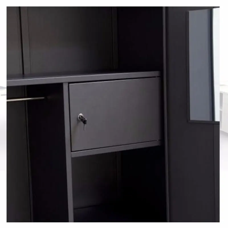 ventas calientes ropa de acero armario de Metal armario diseña para el