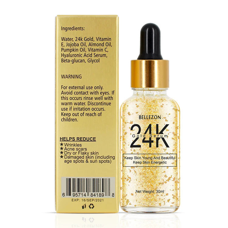 

Sale Private Label Anti-Wrinkle Nourishing Face 24K Gold Serum