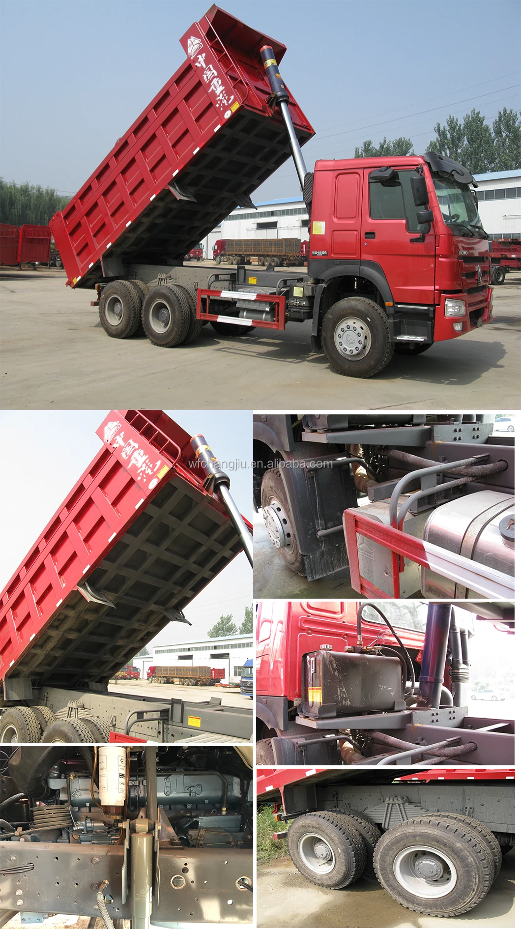 快速销售伟大的条件 10 惠勒 20 吨 30 cbm 重型二手 shacman 自卸车