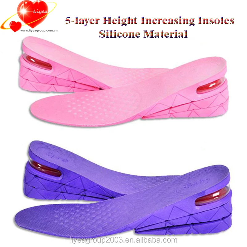 Silicone Shoe Inserts To Add Height Silicone Height Insoles 3 Inches