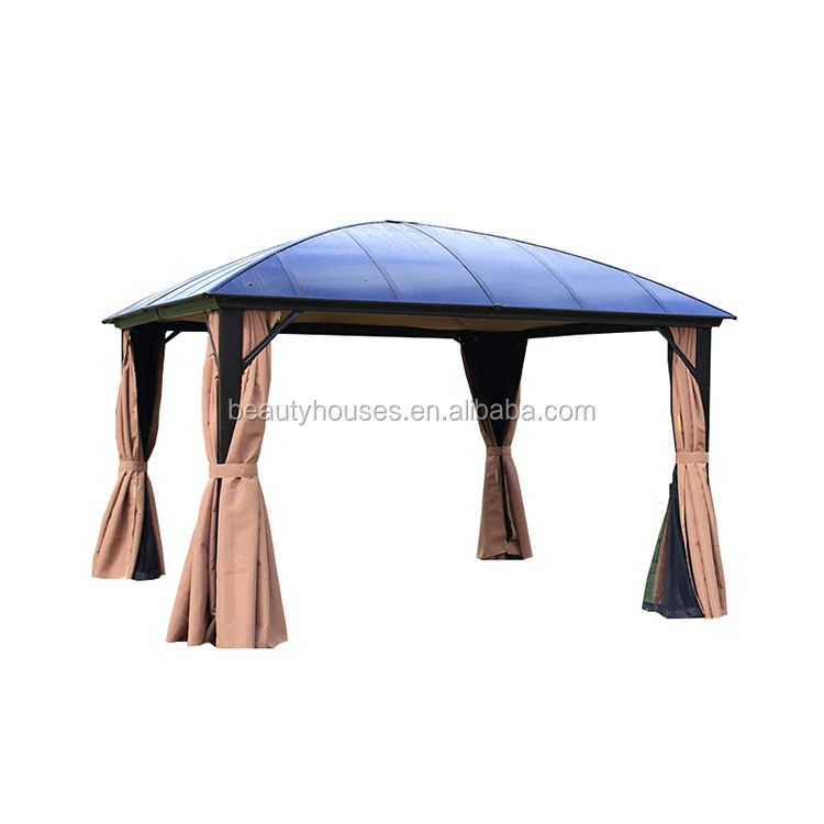 

12*12 Linhai polycarbonate gazebo outdoor furniture garden furniture