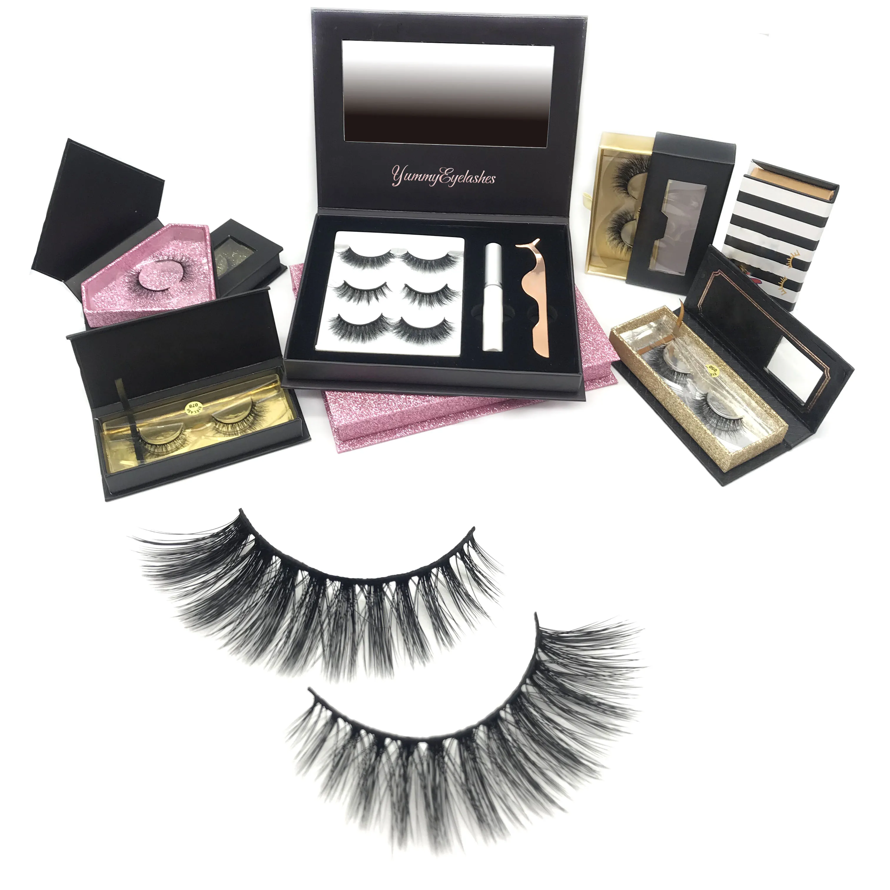 

Handmade 3d Mink Eyelashes Cruelty Free Luxury 3d Mink Eyelashes, Natural black