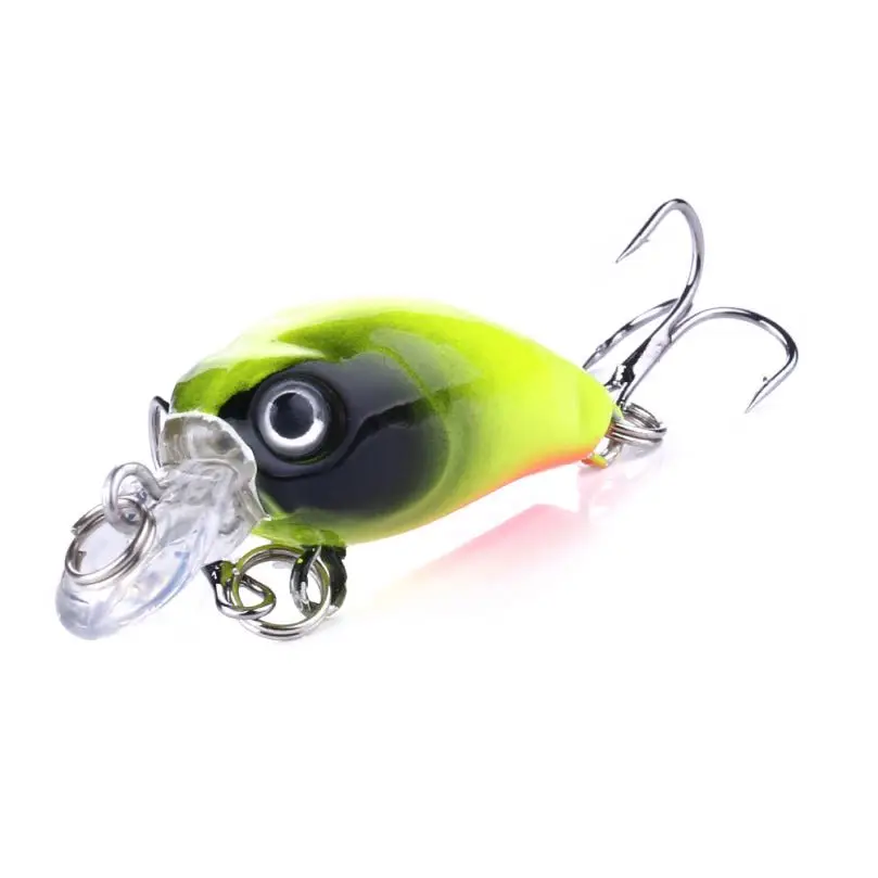 

minnow Crank baits 4.5cm Small Artificial plastic 4g luya fishing tackle, 6 colors