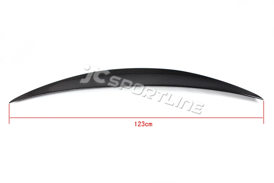Lightweight Car Accessories Carbon Fiber Rear Trunk Spoiler For