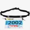Cheap Sport Gift factory Custom colorful Elastic Polyester Adjustable Marathon Race Number Belt