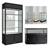 Customized aluminium glass display showcase/Titanium alloy showcase/ Glass display showcase