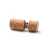 custom logo round cube wooden wine cork usb flash drive4GB 8GB 16GB 32GB 64GB