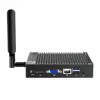 aluminum oem nano pc celeron j1900 smart barebone system host mini pc desktop fanless computer window10 linux 12V 3A HD-MI VGA
