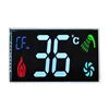 Custom 12 O'Clock LCD Display VA Segment LCD for Car Odometer