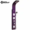 Wall mounted bathroom rainfall shower mixer set chrome bathtub bath shower