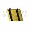 Top level right/straight angle pin header