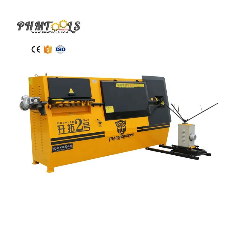 
Develop No.2 High-efficiency CNC hoop making machine, automatic rebar bending machine 