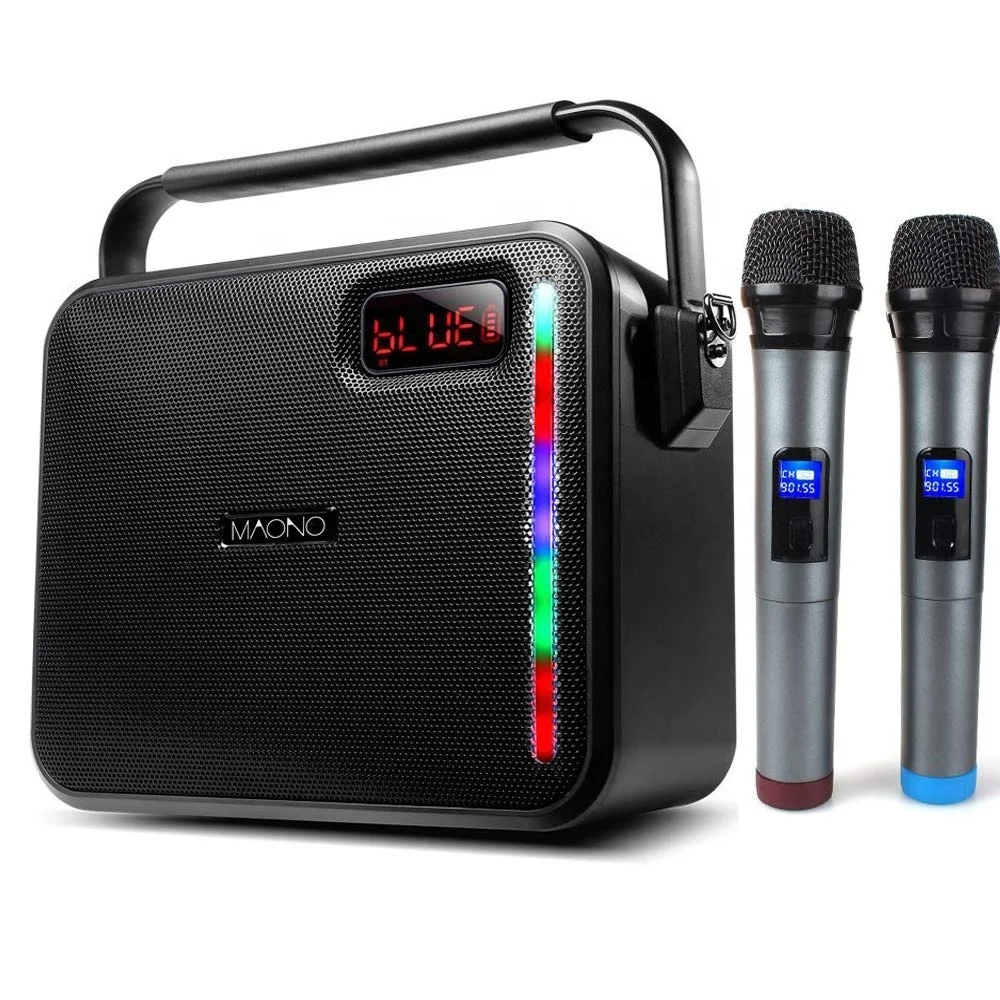 Hot medium portable outdoor wireless amplifier with microphone