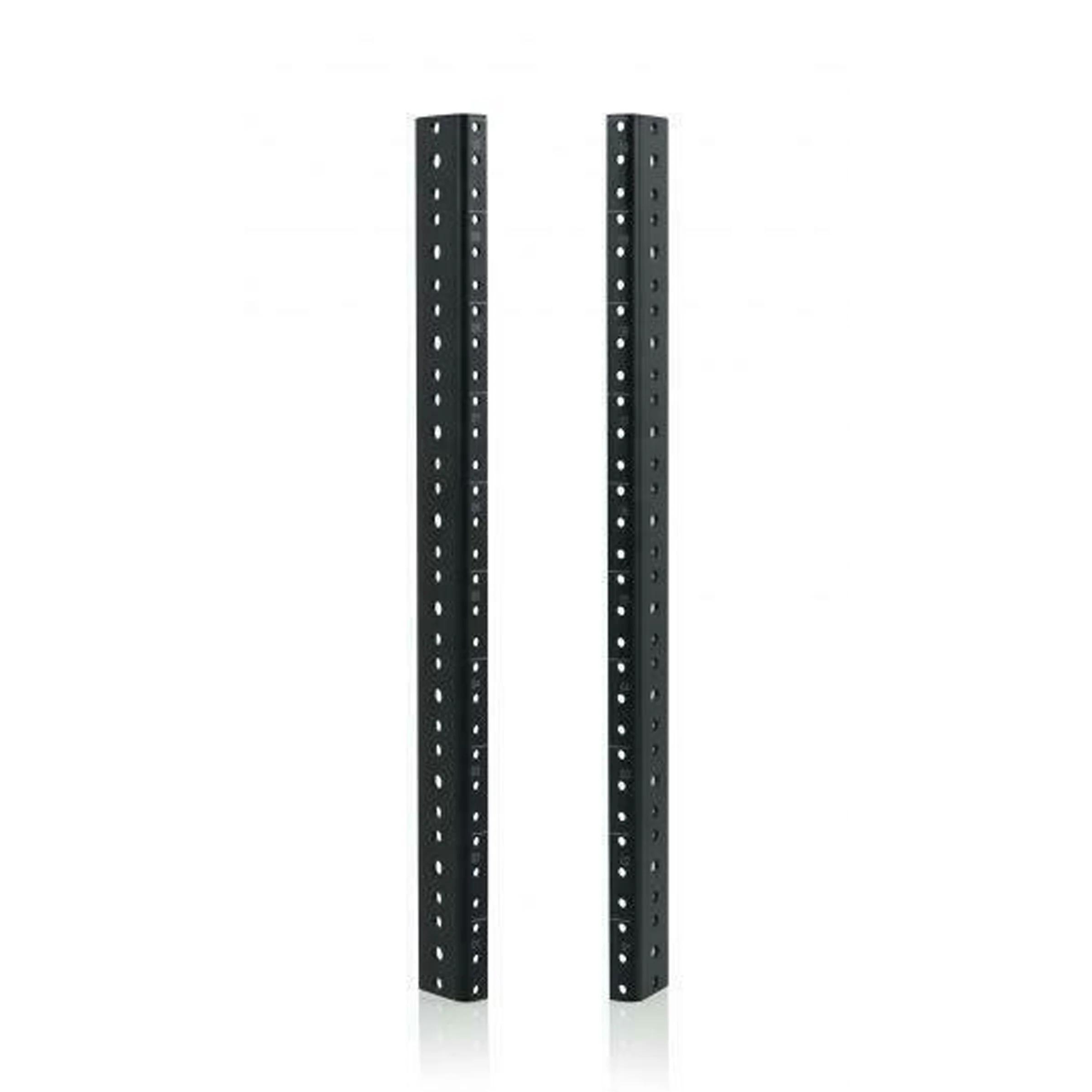 

1U 10U Rear rackwork accessories kit rack rail bracket, Black