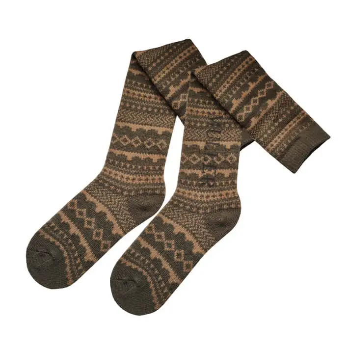 Mens Knee High Thick Warm Thermal Wool Cushioned Work Boot Socks With