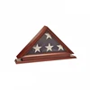 Solid Wood Memorial Flag Case Display Frame For Flag Folded