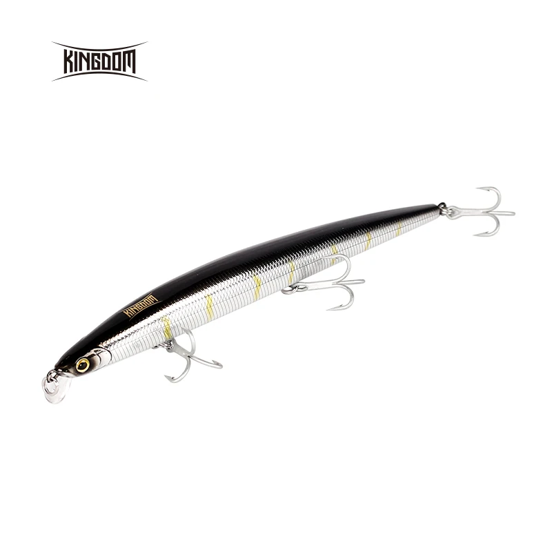 

KINGDOM Model 5333S Sea Fishing Bait 180mm 29g/33g Floating Slow Sinking Manufacturing Lures Minnow Hard Bait Fishing Lure, 6 color available