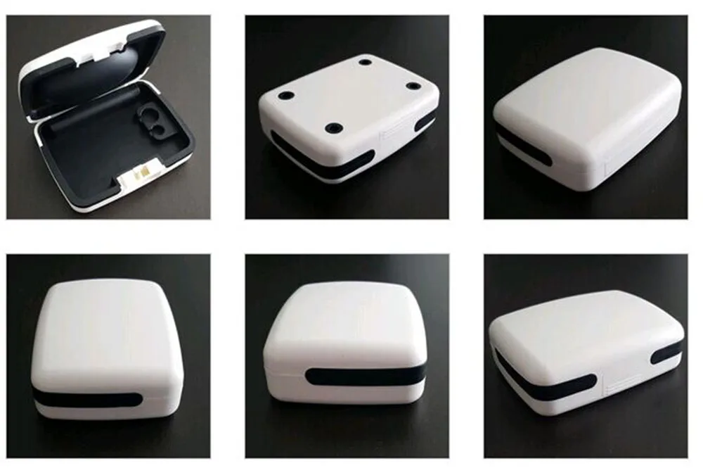 White ABS heraing aid case from China