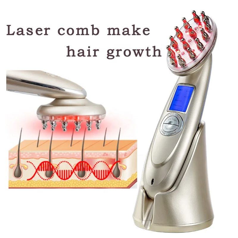 

20Power laser hair growth Comb Home Hair brush grow laser hair Loss Therapy comb regrowth device machine ozone infrared Massager
