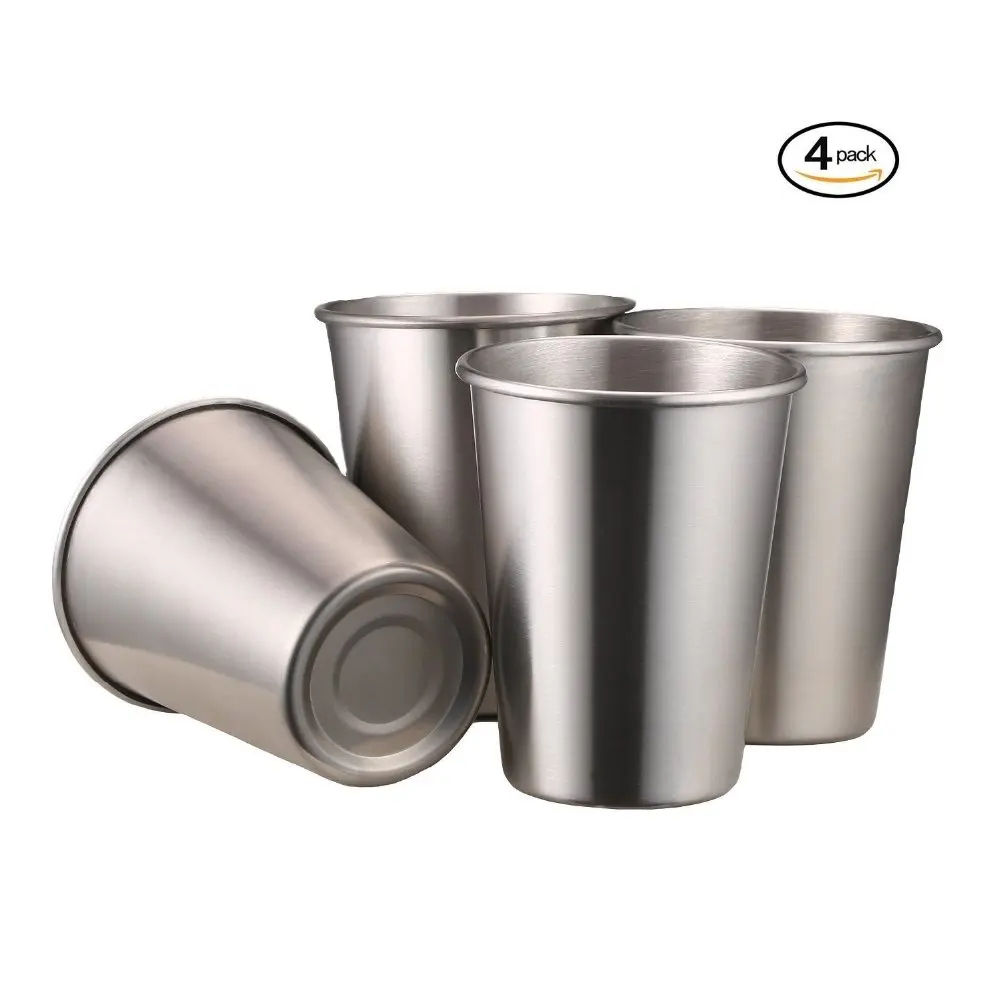 

Kids Stainless Steel Cups 10Oz 18/8 Stackable Durable Pint Cup Tumbler,stainless steel tumbler 300ml,beer tumbler