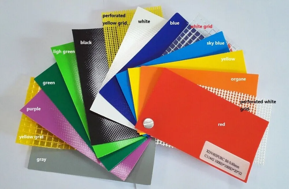 Color curtain for High speed door