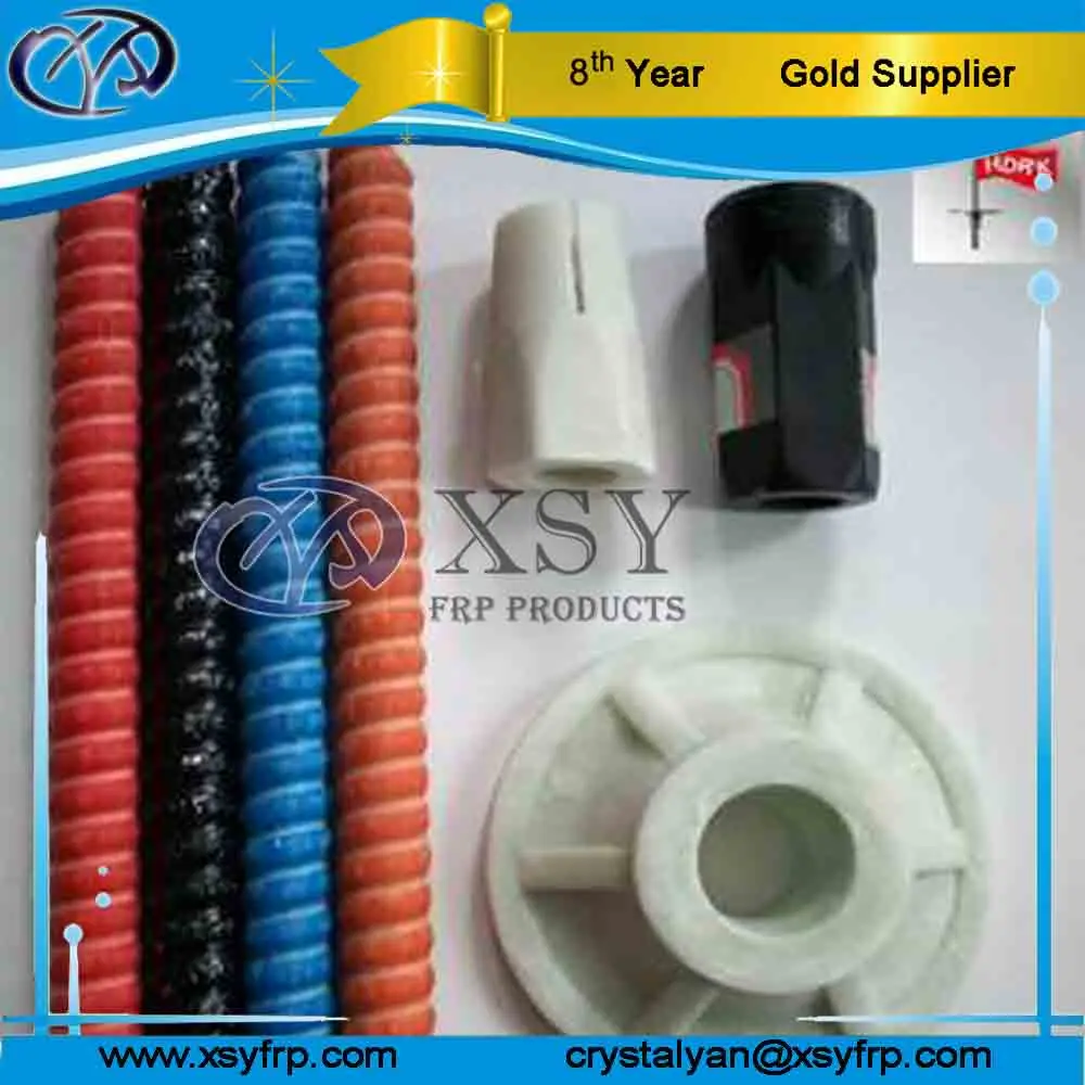
Cuttable Pultrusion Fiberglass Rock Anchor Bolt With Nut And Tray 