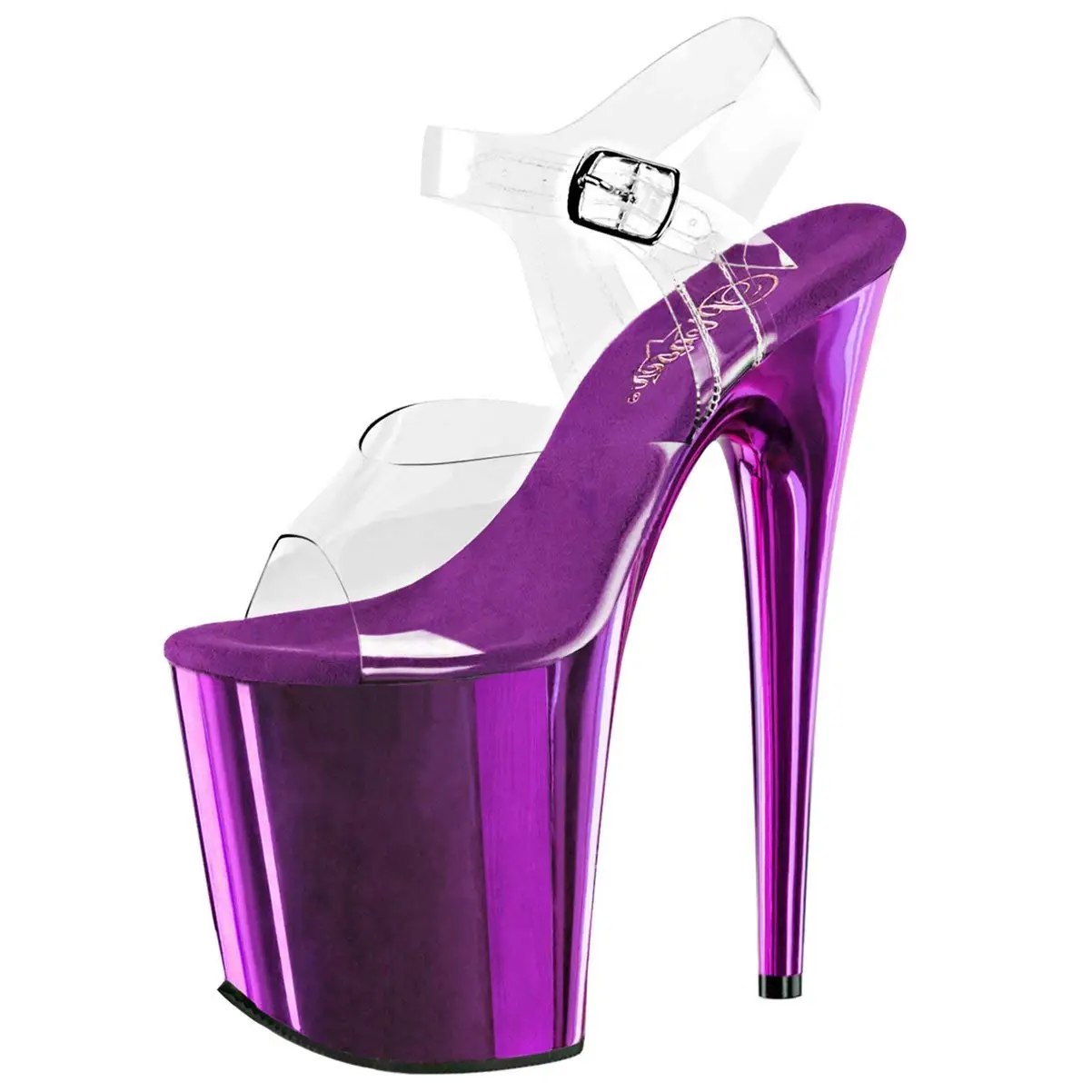 purple 2 inch heels