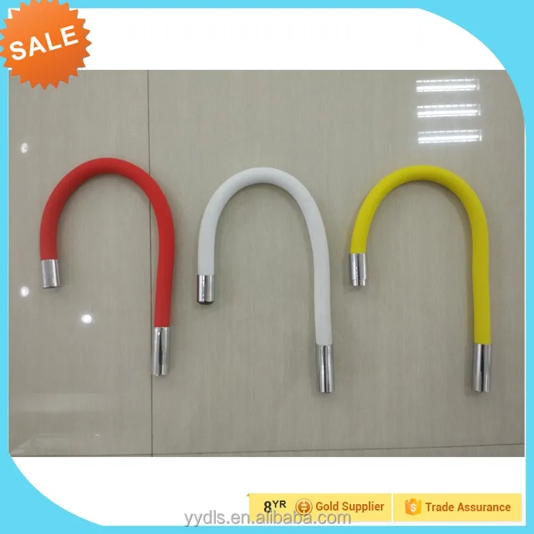 
360 degree flexible faucet hose multiple color silcone outer tube 