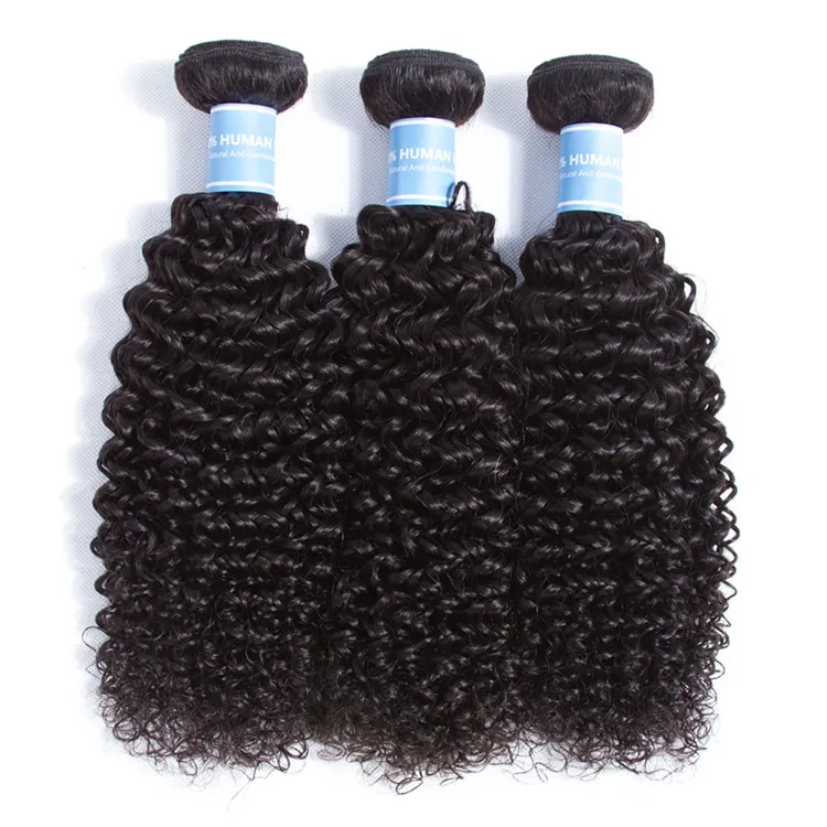 

TRIO Indian Human Hair Extensions Kinky Curly