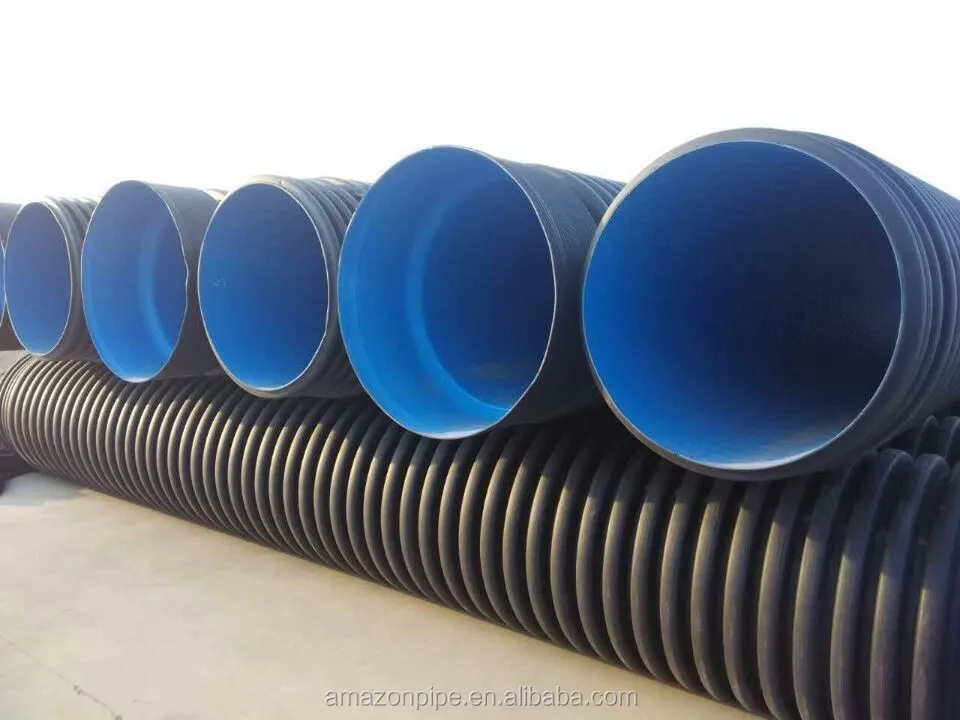 Low Cost Pvc Drainage Pipe Pvcu Double Wall Corrugated Pipe For