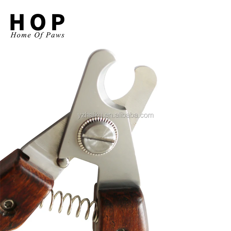 Professional stainless steel animal pet nail clippers for dog cat