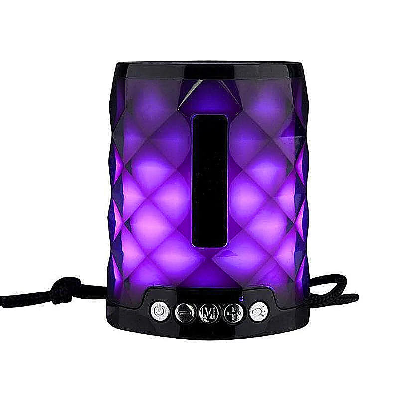 

TG-155 creative gift speaker led colourfor lights outdoor portable wireless bt speakers, Red,blue,black,gray,light blue