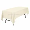 Kinshun 54 x 108-inch Rectangle Polyester Tablecloth Table Cover - Wedding Restaurant Party Banquet Decoration, Beige