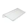 Tilted Clear Acrylic Perspex Computer Keyboard Stand Riser for Ergonomic